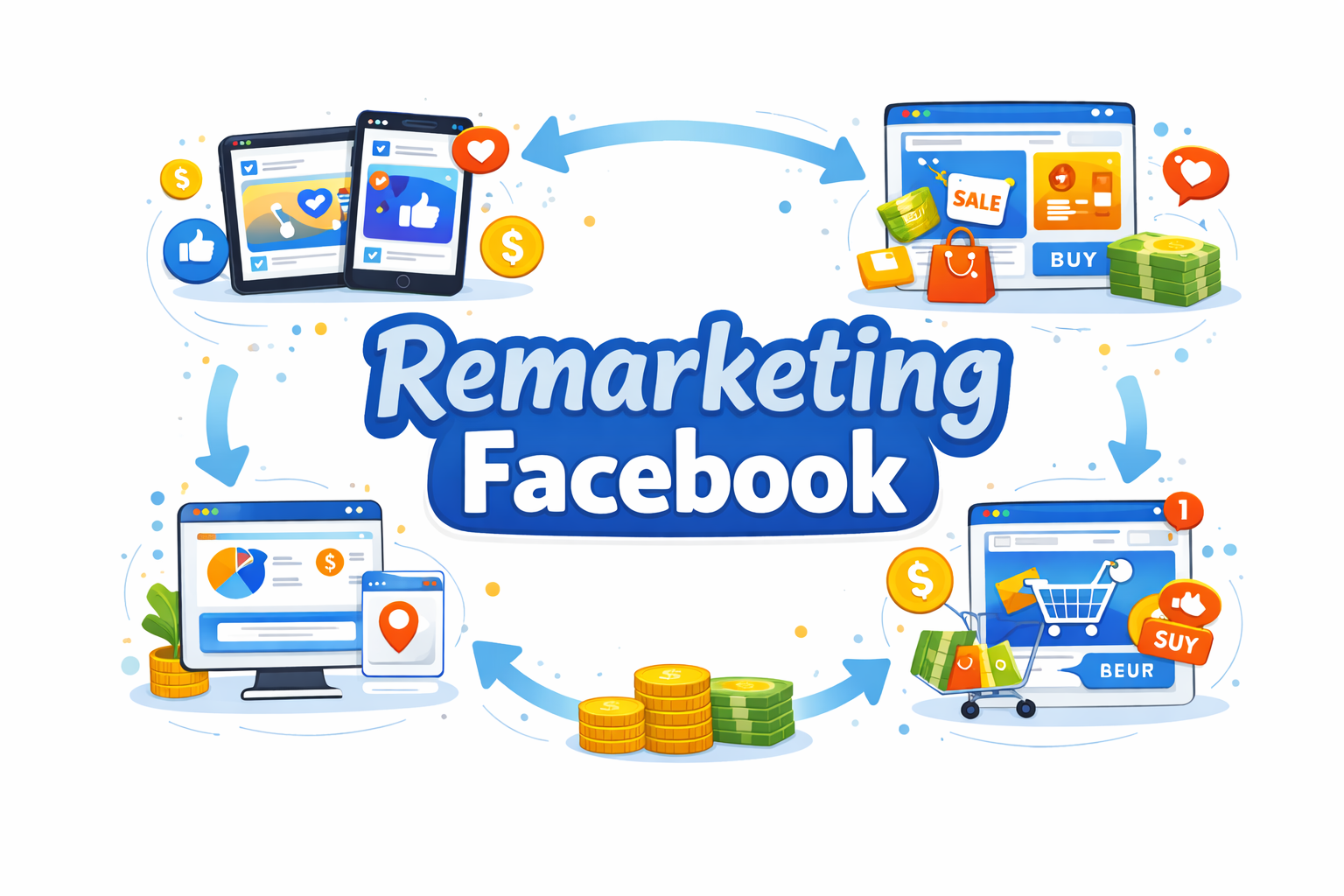 Remarketing trên Facebook là gì? Cách để tiếp thị Facebook