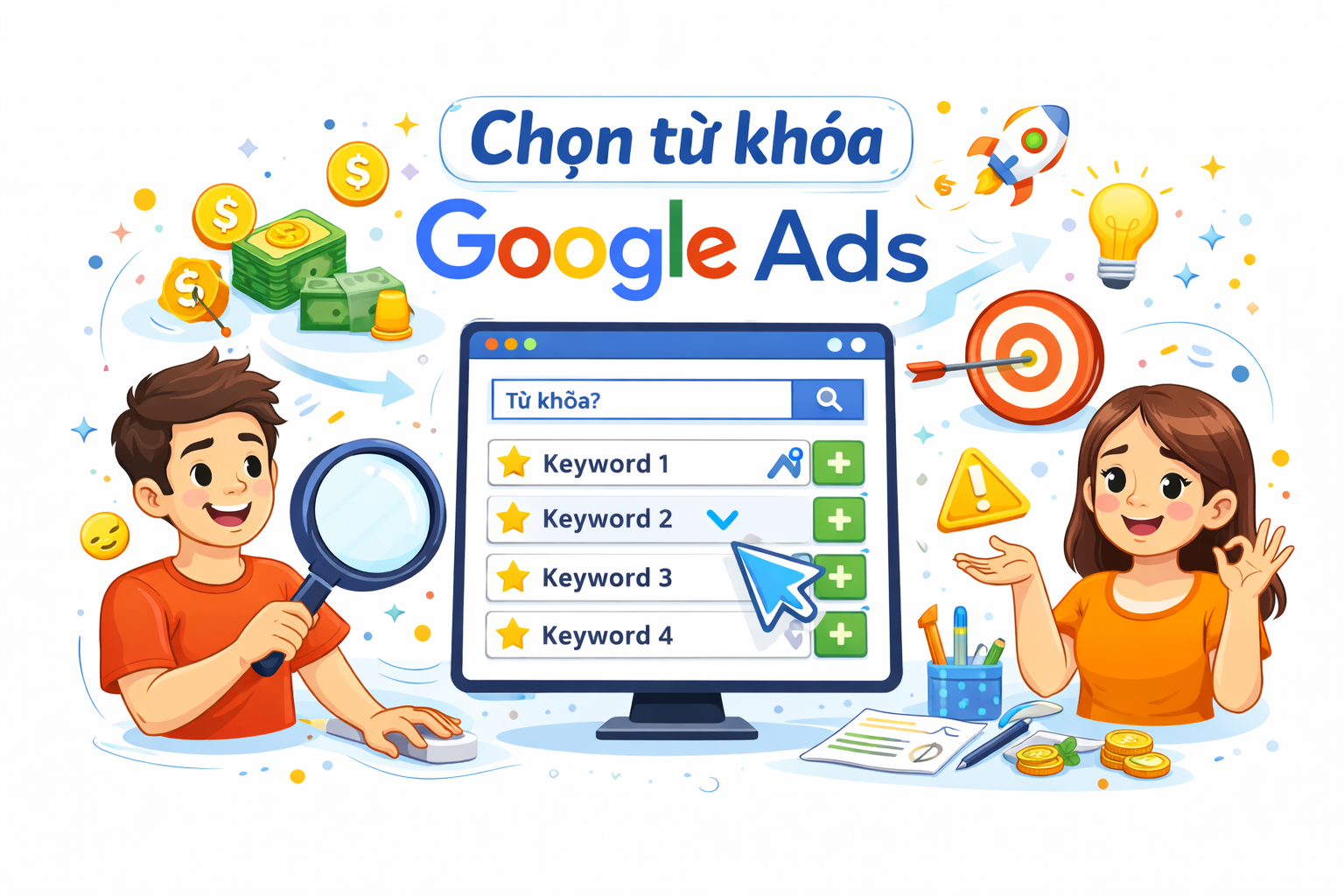 C&aacute;ch chọn từ kho&aacute; Google Ads ra đơn cao, chấm dứt click ảo?